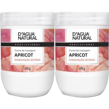 Imagem de 2 Creme Massagem Apricot Uso Em Gestante 650G D'agua natural - D'Água 
