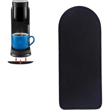 Imagem de Slider de café para bancada de 38 cm x 13 cm para cafeteira Keurig, controle deslizante de eletrodomésticos de bancada, tapete de cafeteira para balcão de pequenos eletrodomésticos