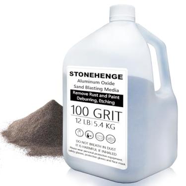 Imagem de Pó de óxido de alumínio #100 GRIT para jateamento de areia - Meio de jateamento de areia, areia de jateamento de metal - 5,4 kg