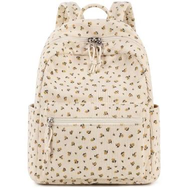 Imagem de Mochila Mini BTOOP em Corduroy - Bege - Para Meninas, Adolescentes e M
