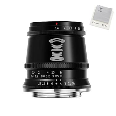 Imagem de TTArtisan Lente de câmera de foco manual F1.4 de 17 mm para câmera M43 como Olympus/Panasonic EPM1 EPM2 EPL1 EPL2 EPL3 EPL5 EPL6 EPL7 EPL8 EPL9 E-P1 E-P2 E-P3 E-P5 E-P6 E-M1 E-M10 Pen-F. E-M10II E-M10III