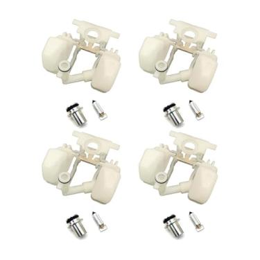 Imagem de Flutuador de carburador para Bandit250~400CC (GSF250~400) GJ77A/GK75A/7AA Impulse GK79A DR250/350 GSX400S KATANA 400 Base de válvula de agulha flutuante de plástico (4)