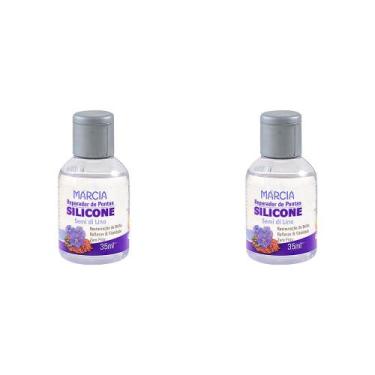 Imagem de Kit 2 Und Reparador Pontas Marcia Silicone Líquido Tradicional 35ml