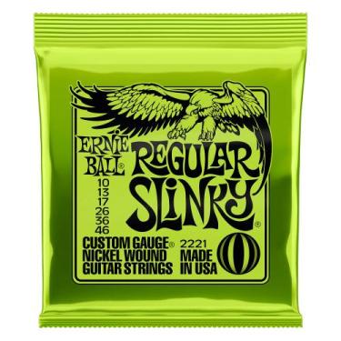Imagem de Encordoamento corda para guitarra ernie ball 010-046 2221