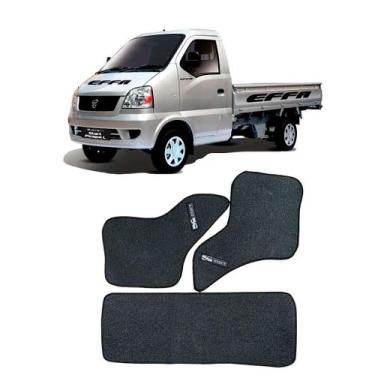 Imagem de Tapete Carpete BORRACHA PVC Confort Effa Start 3 Peças - MANOS TAPETES