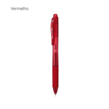 Imagem de Caneta Gel Pentel Energel Retrátil 0.5mm, Vermelho