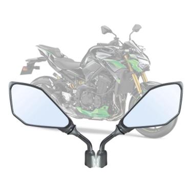 Imagem de Retrovisor Kawasaki Z400 Mini Fixo Convexa Rosca Honda