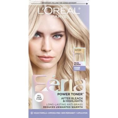 Imagem de Tônico de cabelo L'Oreal Paris Feria Anti Brass Power Pearl Blonde