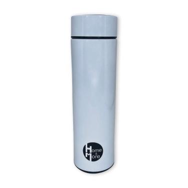Imagem de Garrafa Isotérmica Em Aço Inox 500ml Com Led - Branco