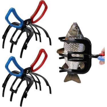 Imagem de 3 garras de peixe, alicate de pesca, alicate multifuncional antiderrapante de metal braçadeira de controle de peixe, ferramenta para pegar a maioria dos acessórios de pesca de peixes de água doce. (3