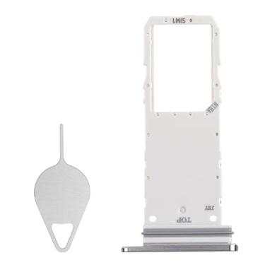Imagem de BESJMYT Substituição para bandeja de cartão SIM Samsung Galaxy Note20 5G (versão SIM único) Adaptador de suporte de slot de bandeja de cartão preto místico com ejetor de agulha para Note 20 5G