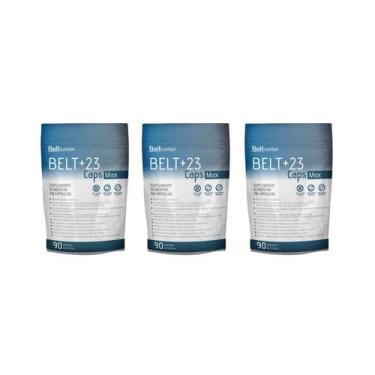 Imagem de Kit 3 Belt 23 Max 90 caps Suplemento Vitaminas E Minerais - Belt Nutri