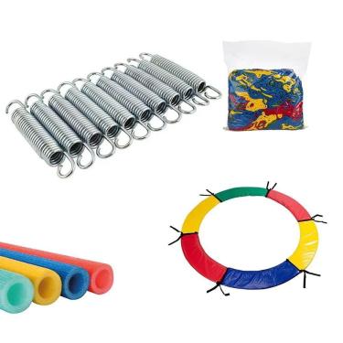 Imagem de Kit De Acessórios Básico Para Reposição Cama Elástica De 2,44m Ou 2,50m Chicoplay