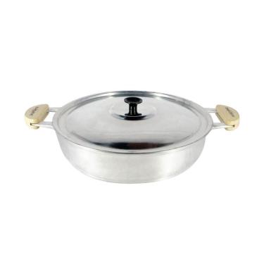 Imagem de Frigideira Panela Alumínio Fundido Polida Alça Meia Lua 45cm