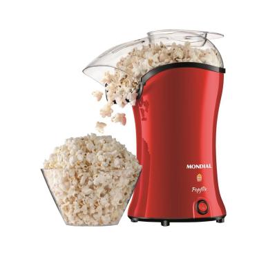 Imagem de Pipoqueira Popflix Sem óleo Pp03 1200w Mondial Vermelho 110v