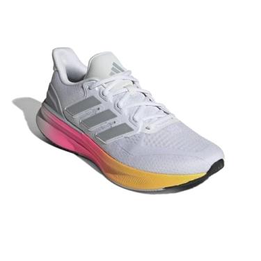 Imagem de adidas Tênis masculino Ultrabounce 5, Branco/Halo Prata/Preto, 6.5