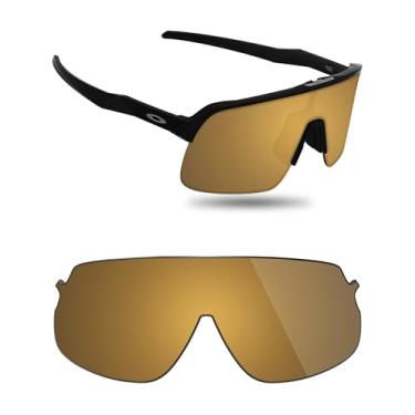 Imagem de Fiskr Lentes polarizadas de substituição compatíveis com óculos de sol Oakley Sutro Lite OO9463, resistente a impactos e ajuste perfeito - Bronze metálico