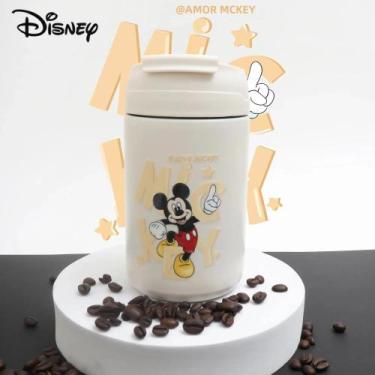 Imagem de Copo De Aço Inoxidável Com Isolamento Duplo E Canudo Do Mickey Mouse P