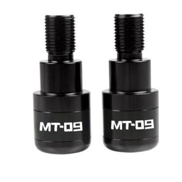 Imagem de Extremidades de manoplas de guidão de motocicleta, tampas de extremidade de manoplas, acessórios deslizantes de peso para MT-09 TRACKER / FJ09 MT09 FZ09 2015-2016