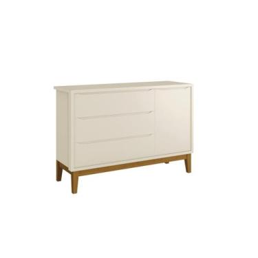 Imagem de Comoda Sapateira Theo Classic Areia Fosco pés madeira - RELLER