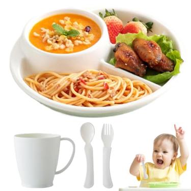 Imagem de Pratos Divisórios - Bandejas Reutilizáveis para a Comida das Crianças - Taças Para Jantar Eventos Restaurante Piqueniques Churrascos Festas