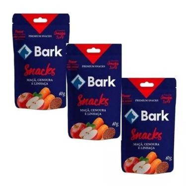 Imagem de Bark Snacks P/cães Maçã, Cenoura E Linhaça Kit 3 Pacotes