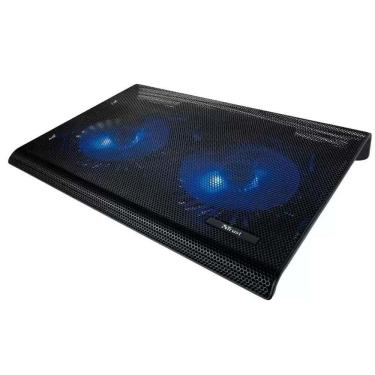 Imagem de Suporte Refrigeração Trust Stand Azul p/ Notebook 17.3 c/ 2 Ventiladores USB