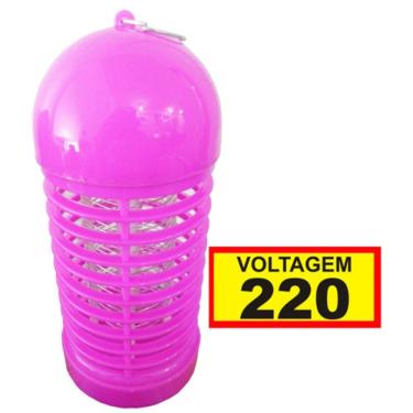 Imagem de Mata Mosquito Eletrico para Insetos e Moscas Repelente e Armadilha 220v Rosa