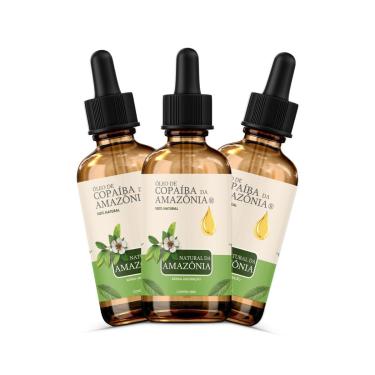 Imagem de Kit 3x Óleo De Copaíba Da Amazônia Puro E Natural-Unissex