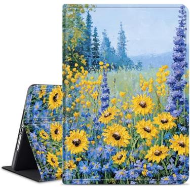 Imagem de Capa para Samsung Galaxy Tab S10 Ultra (versão 2024) capa de 37.1 cm, capa inteligente de couro PU fina com suporte para caneta S + despertar/hibernar automático para Galaxy Tab S9 Ultra/S8