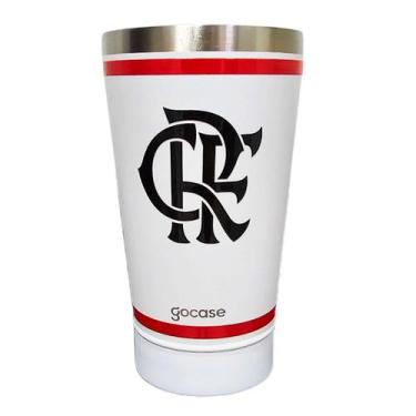 Imagem de Copo Térmico Flamengo Gocase 470ml Branco Oficial