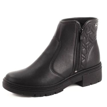 Imagem de Bota Feminina Coturno Fácil Calce Conforto Cano Baixo Dakota