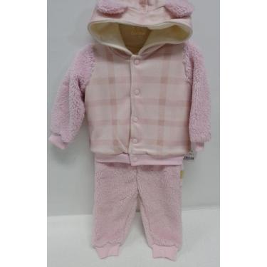 Imagem de Conjunto Bebê Menina C/ Jaqueta Dupla Inverno Paraiso 14659