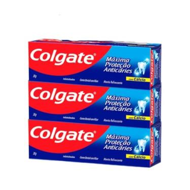 Imagem de Kit 3 Creme Dental Máxima Proteção Anticáries 30g