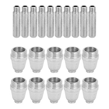 Imagem de Kit de consumíveis de cortador de plasma AG60 SG55 com ponta de eletrodo para tocha de corte, 20 peças