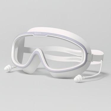 Imagem de Óculos-máscara adulto p/ natação-mergulho de silicone- enas - ALIKÍ, B