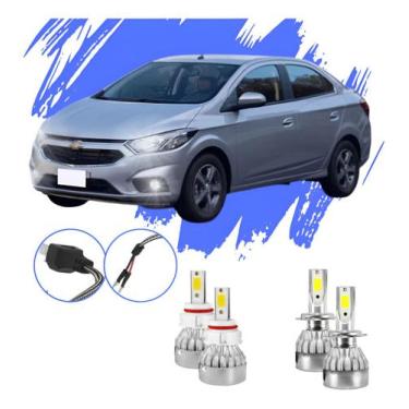 Imagem de Lâmpada Led Prisma 2012 A 2020 Kit H4 H27 V10 - Efeito Xênon