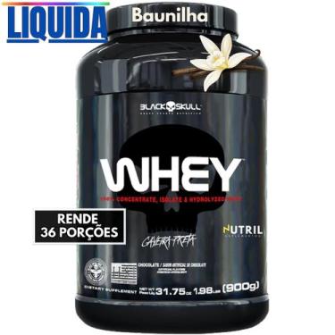 Imagem de Whey Protein 900g Black Skull 3W Isolado Hidrolisado Concentrado Suple