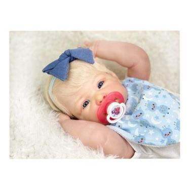 Imagem de Bebê Reborn Menina Real Silicone, Toma Banho Pronta Entrega - Ana doll