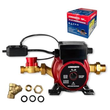 Imagem de Pressurizador de Água Pl20 20 MCA 220V, Lorenzetti, 7541017, Vermelho/Preto, Pequeno Profissional