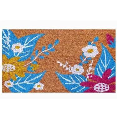 Imagem de Capacho Fibra De Coco Estampado Antiderrapante 30x60cm - Jolitex