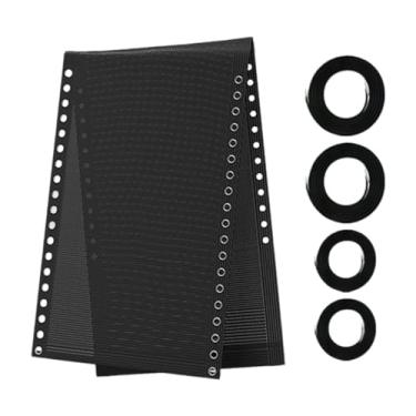 Imagem de MFMEXUL Substituição para Poltronas Reclináveis, Capa para Móveis de Exterior, Padrão com 4 Cordões Elásticos, Preto, Tamanho real