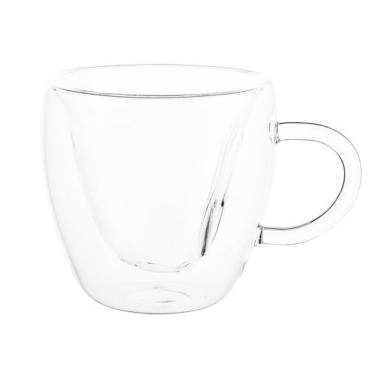 Imagem de Xícara De Vidro Duplo Em Coração Para Chá 250Ml Ah Natu