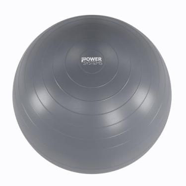 Imagem de Power Systems Versa Ball Pro Bola de Estabilidade - Grande Academia, Cadeira ou Bola de Parto (Cinza, 65 cm)