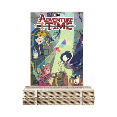 Imagem de Pôster De Anime Adventure Time Adesivo Impermeável Para Decoração De P