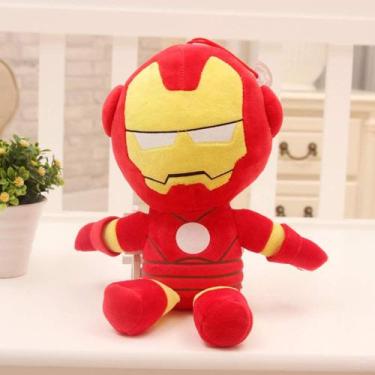 Imagem de Brinquedos de pelúcia Iron Man para crianças, presente de bonecas de p