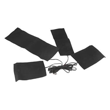 Imagem de Phefop Almofada de Aquecimento Elétrica de 3 Engrenagens, Filme Aquecido por USB, Lavável, para Casa, Ao Ar Livre