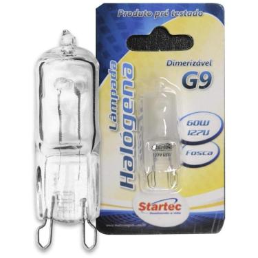 Imagem de Lâmpada G9 Halógena 60W Bipino 2700K Luz Quente - 110V