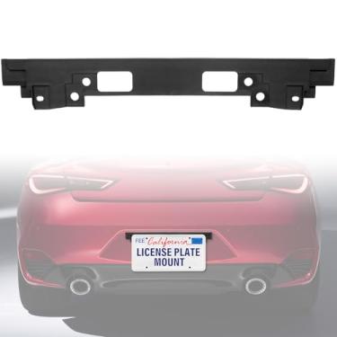 Imagem de TDEBSSY Suporte de placa de licença traseira ABS compatível com Infiniti Q60 Q40 G25 G35 G37 Coupe Sedan 2007-2016 Moldura de etiqueta de carro à prova de ferrugem com suporte de placa de carro