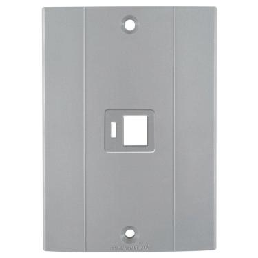 Imagem de Tampa Com Suporte Para 1 Tomada Rj 45 Para Conduletes Plastibox Tramontina